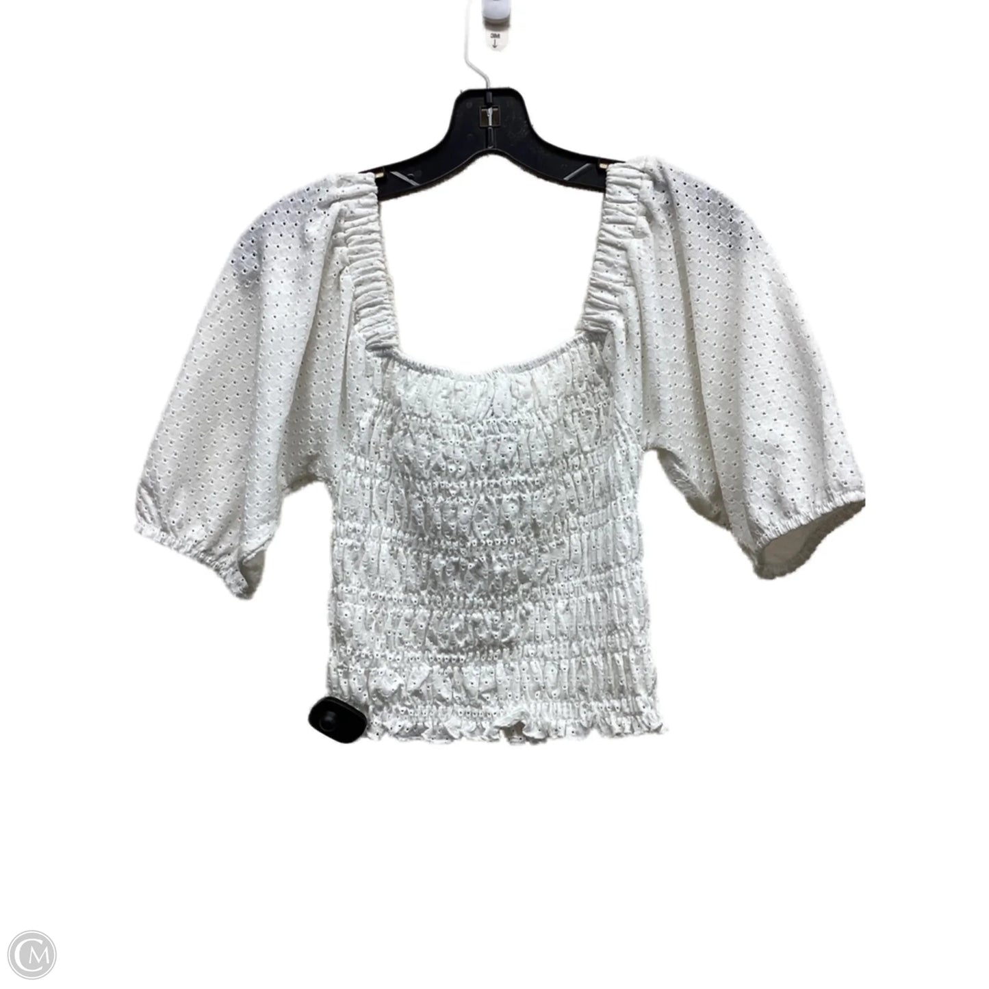 Top Short Sleeve By Bb Dakota In White, Size: Xs
