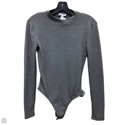 Top Long Sleeve By Abound In Grey, Size: Xs
