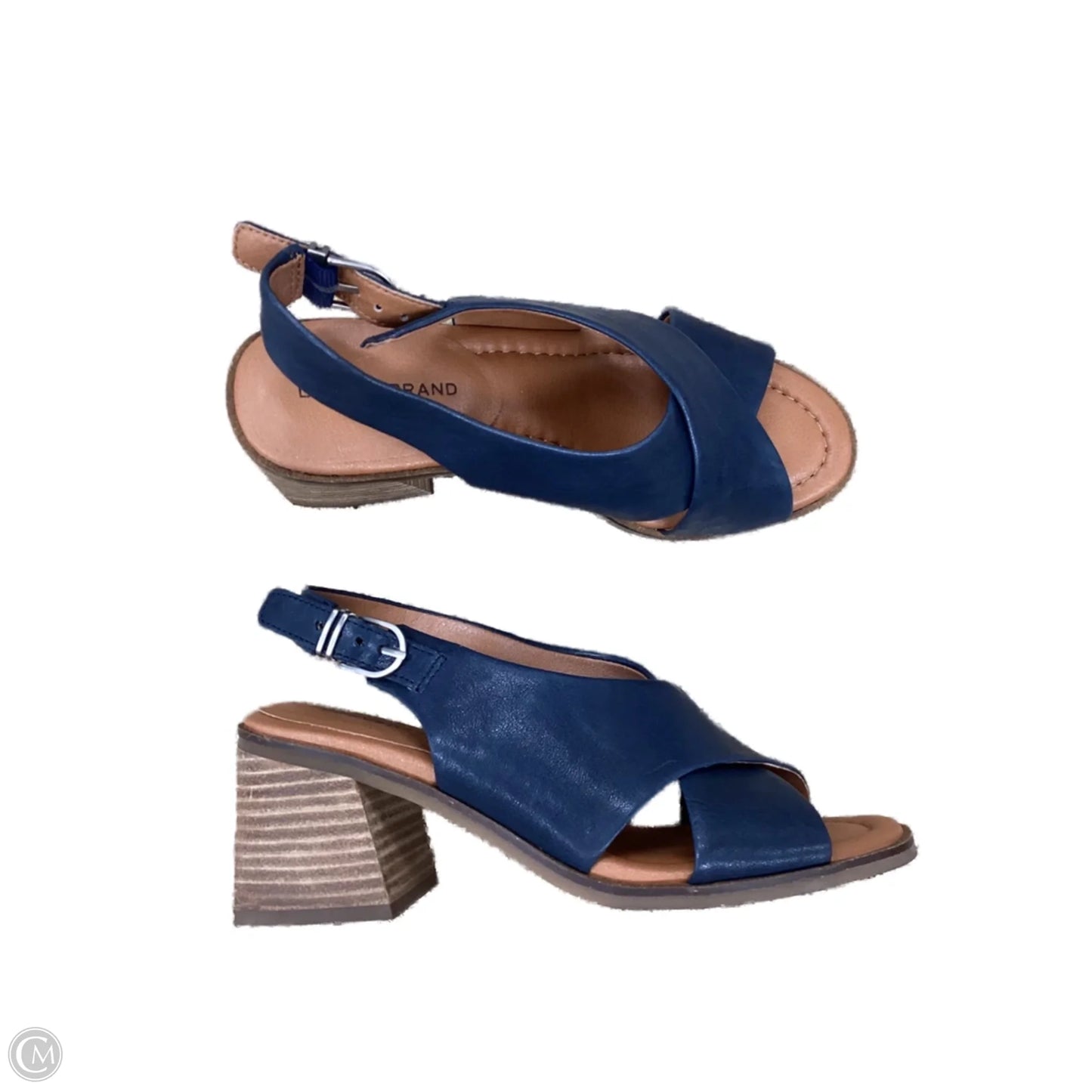 Shoes Heels Block By Lucky Brand In Navy, Size: 7