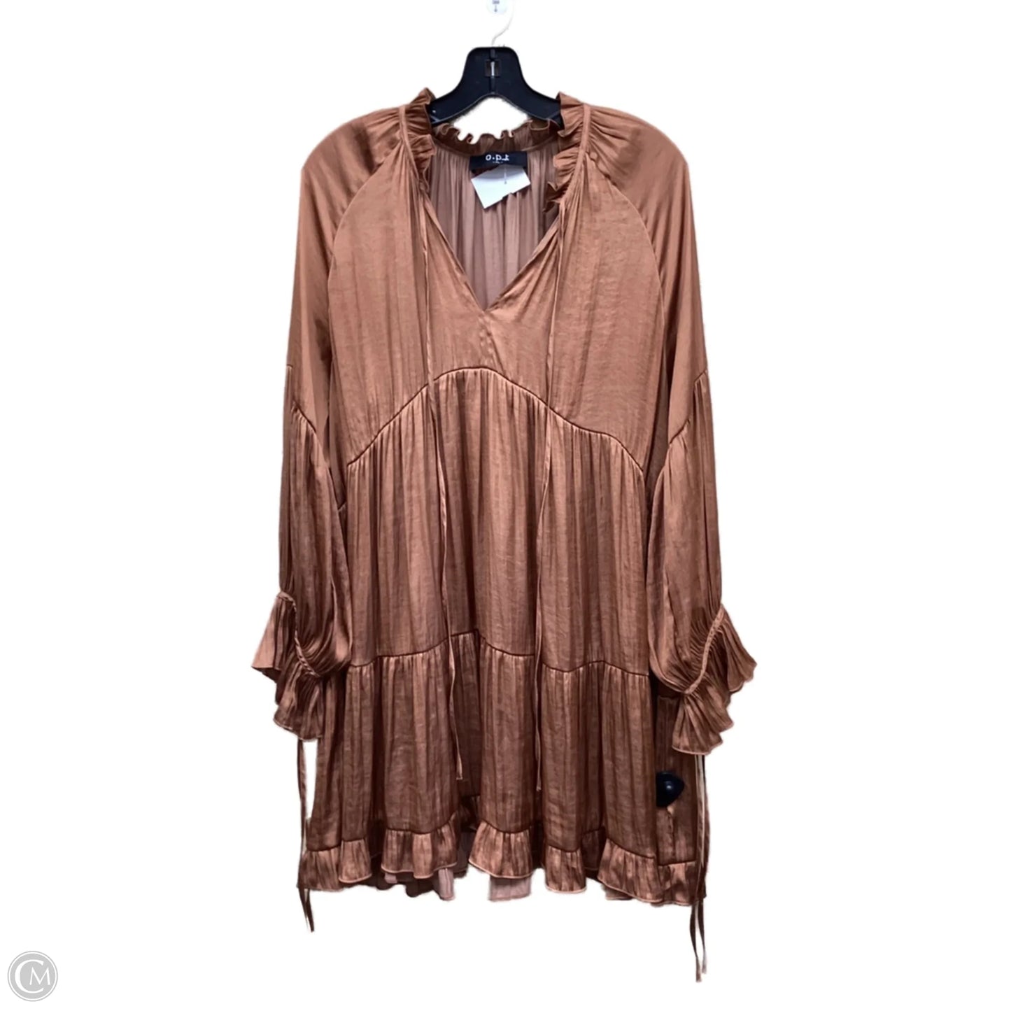 Dress Casual Short By Clothes Mentor In Orange, Size: Xl