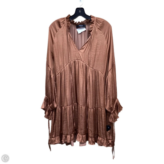 Dress Casual Short By Clothes Mentor In Orange, Size: Xl