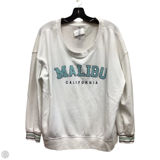 Sweater By Lou And Grey In White, Size: L