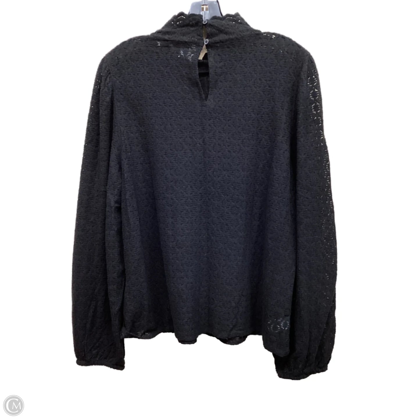 Top Long Sleeve By Loft In Black, Size: Xl