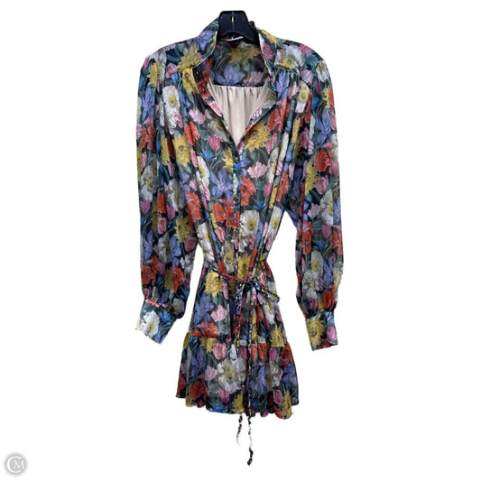 Dress Casual Short By Aakaa In Floral Print, Size: L