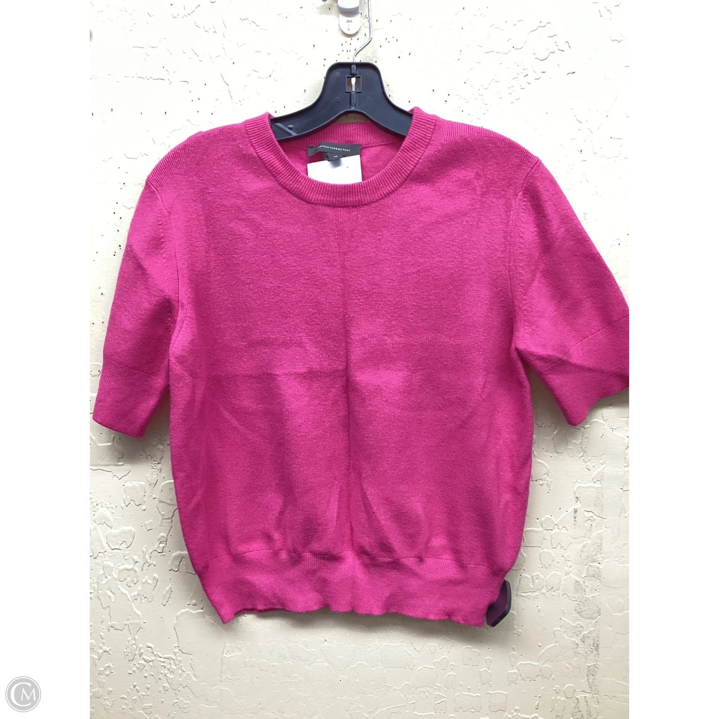 Top Short Sleeve By French Connection In Pink, Size: M