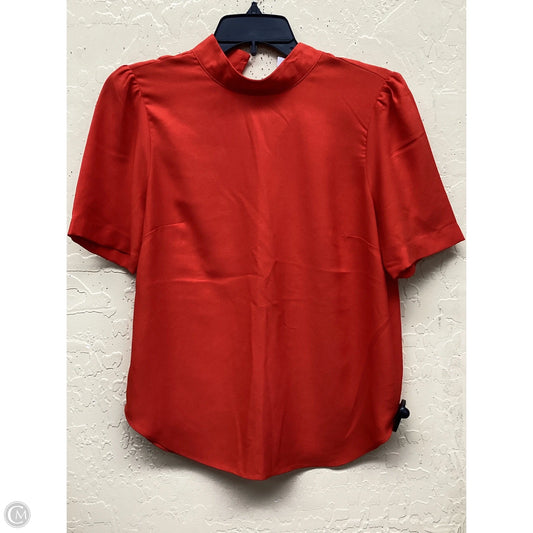 Top Short Sleeve By Ann Taylor In Red, Size: Xs