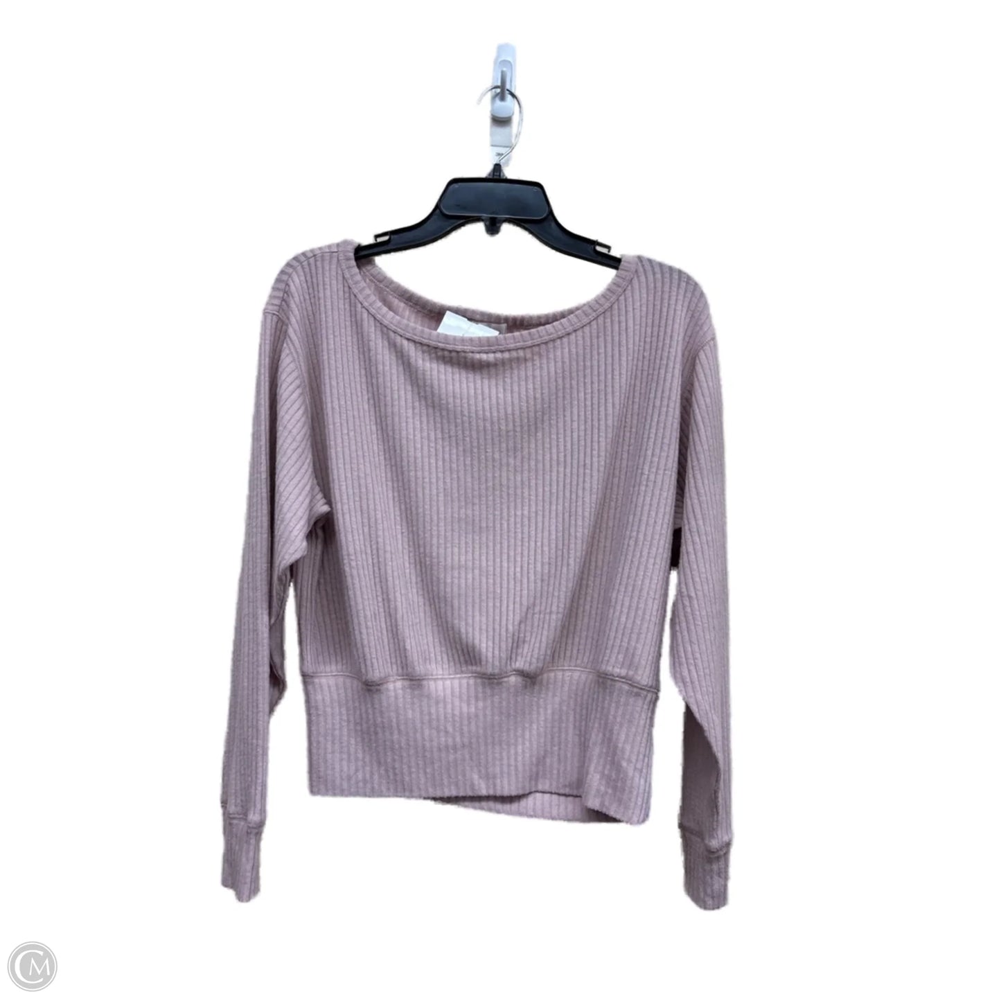 Top Long Sleeve By Spiritual Gangster In Pink, Size: S