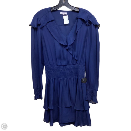 Dress Casual Short By Parker In Blue, Size: M