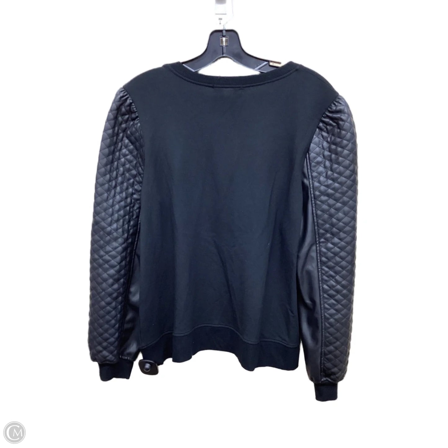 Top Long Sleeve By Clothes Mentor In Black, Size: M