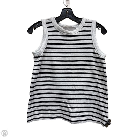 Top Sleeveless By Loft In Striped Pattern, Size: Xs
