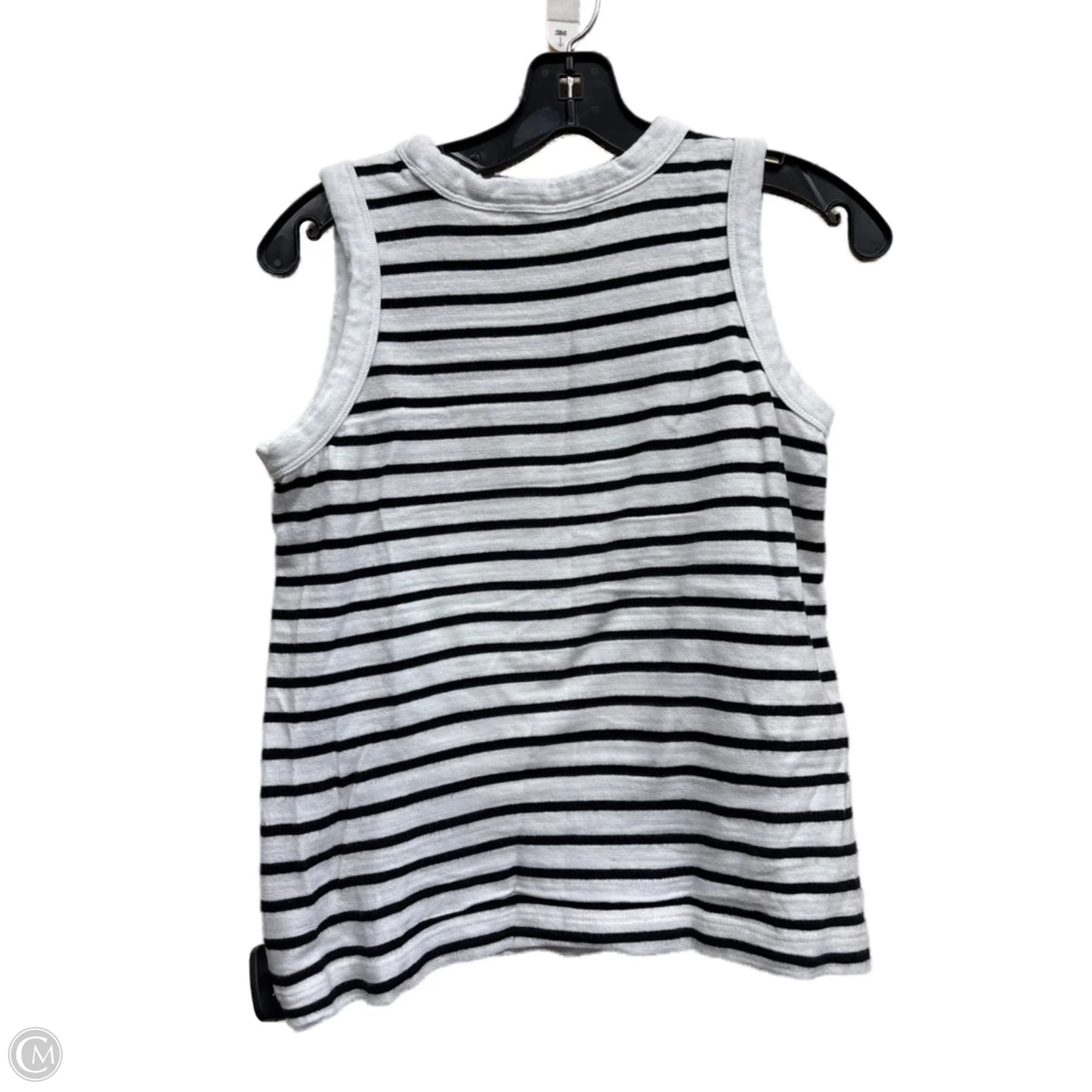 Top Sleeveless By Loft In Striped Pattern, Size: Xs