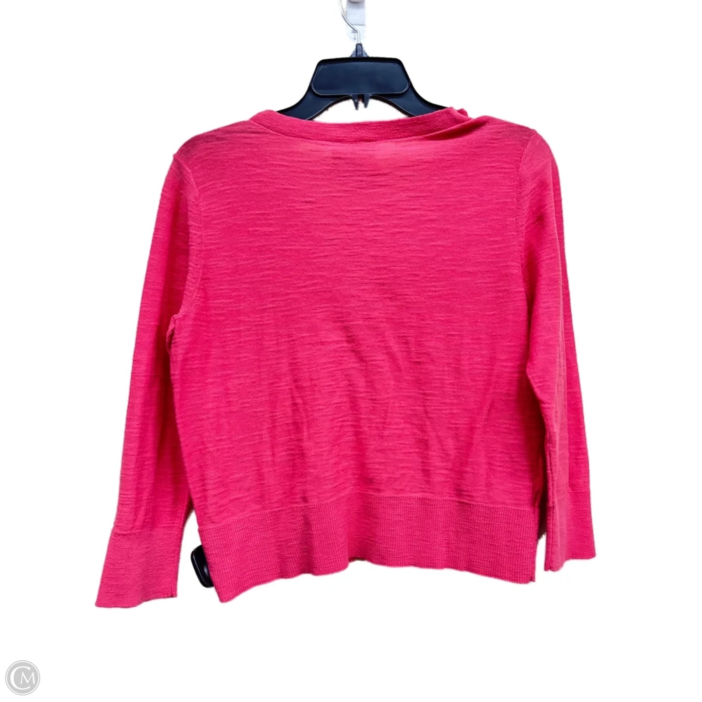 Sweater Cardigan By Loft In Pink, Size: S