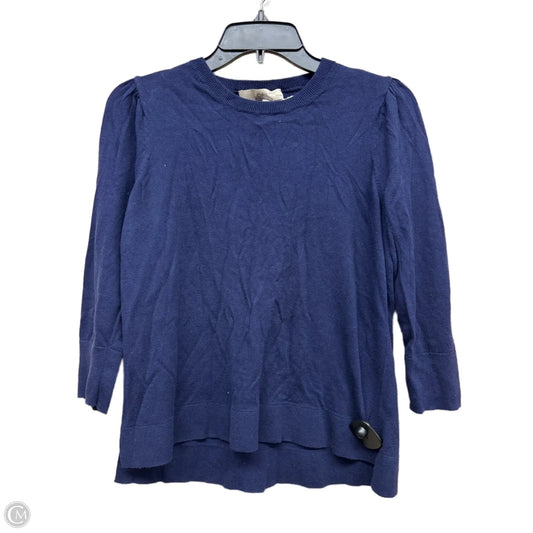 Top Long Sleeve By Loft In Blue, Size: L