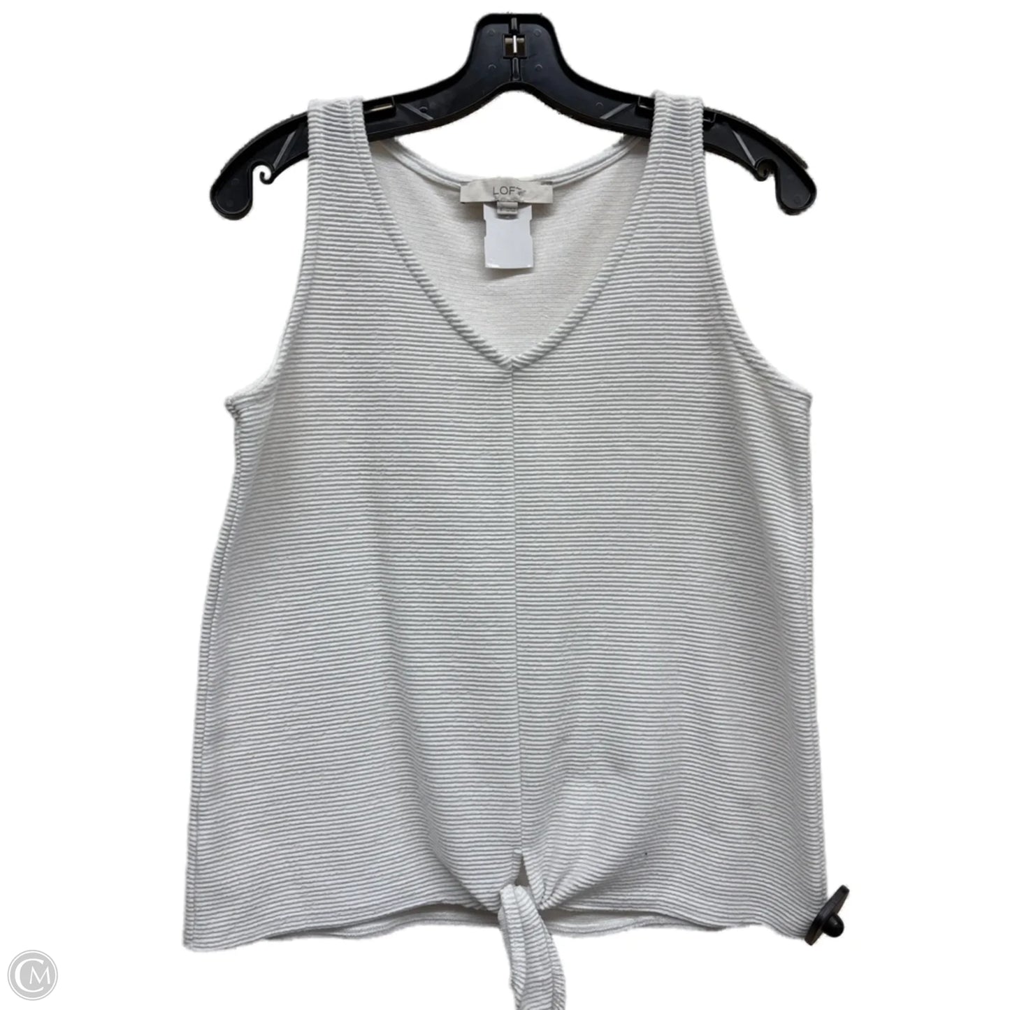 Top Sleeveless By Loft In White, Size: S
