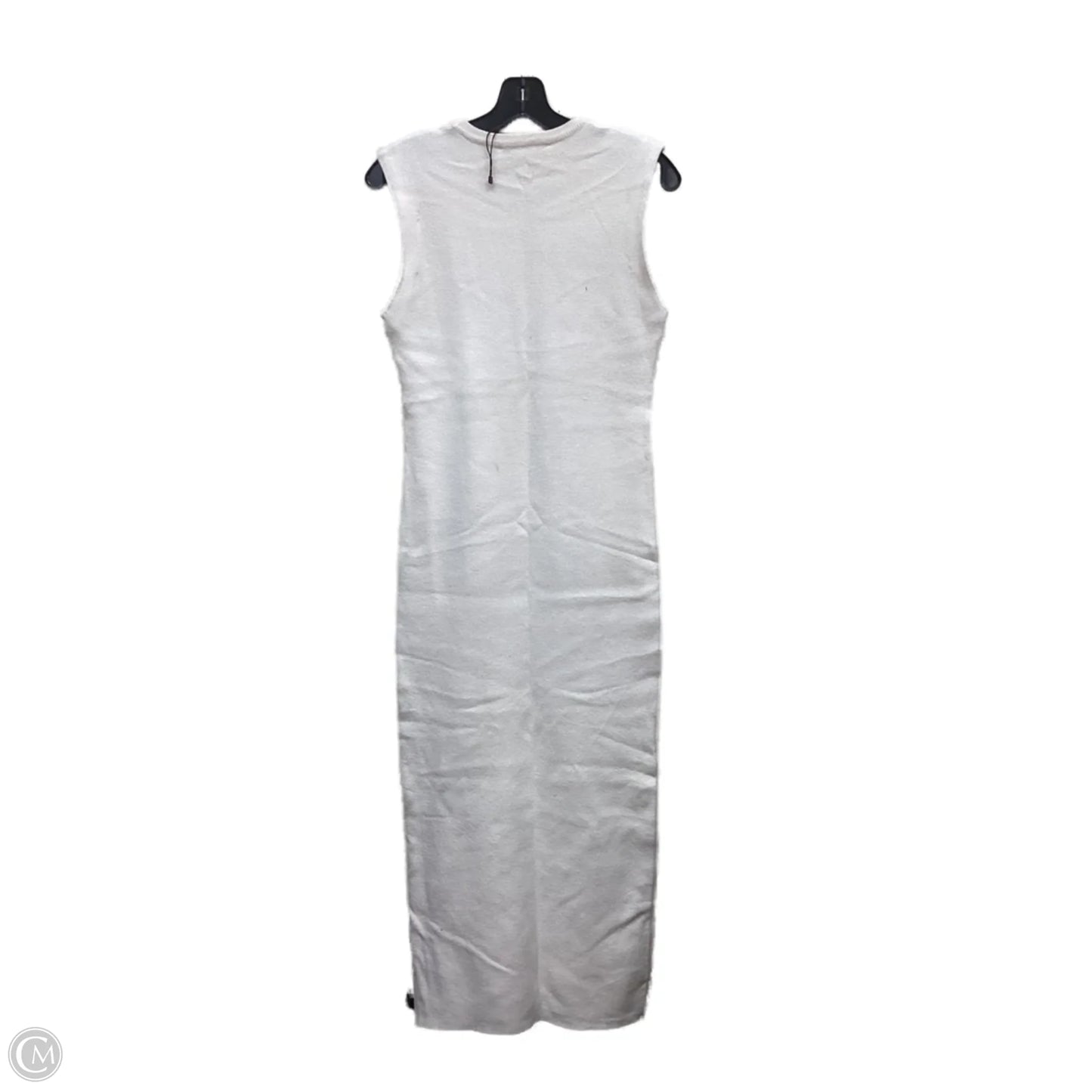 Dress Casual Maxi By Zara In Cream, Size: M
