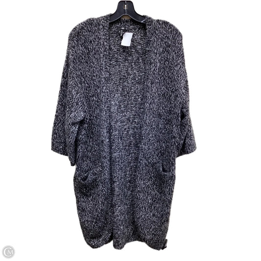 Sweater Cardigan By H&m In Grey, Size: S
