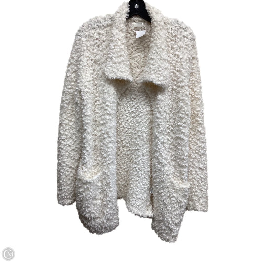 Sweater Cardigan By Caslon In White, Size: S