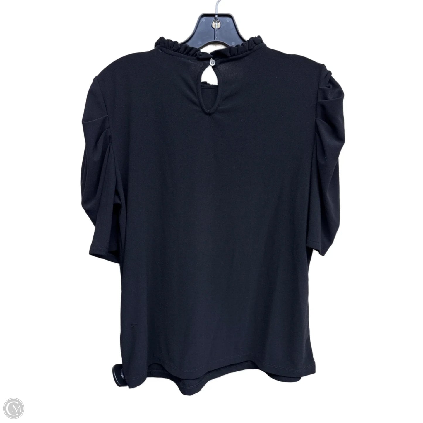 Top Short Sleeve By Cece In Black, Size: M