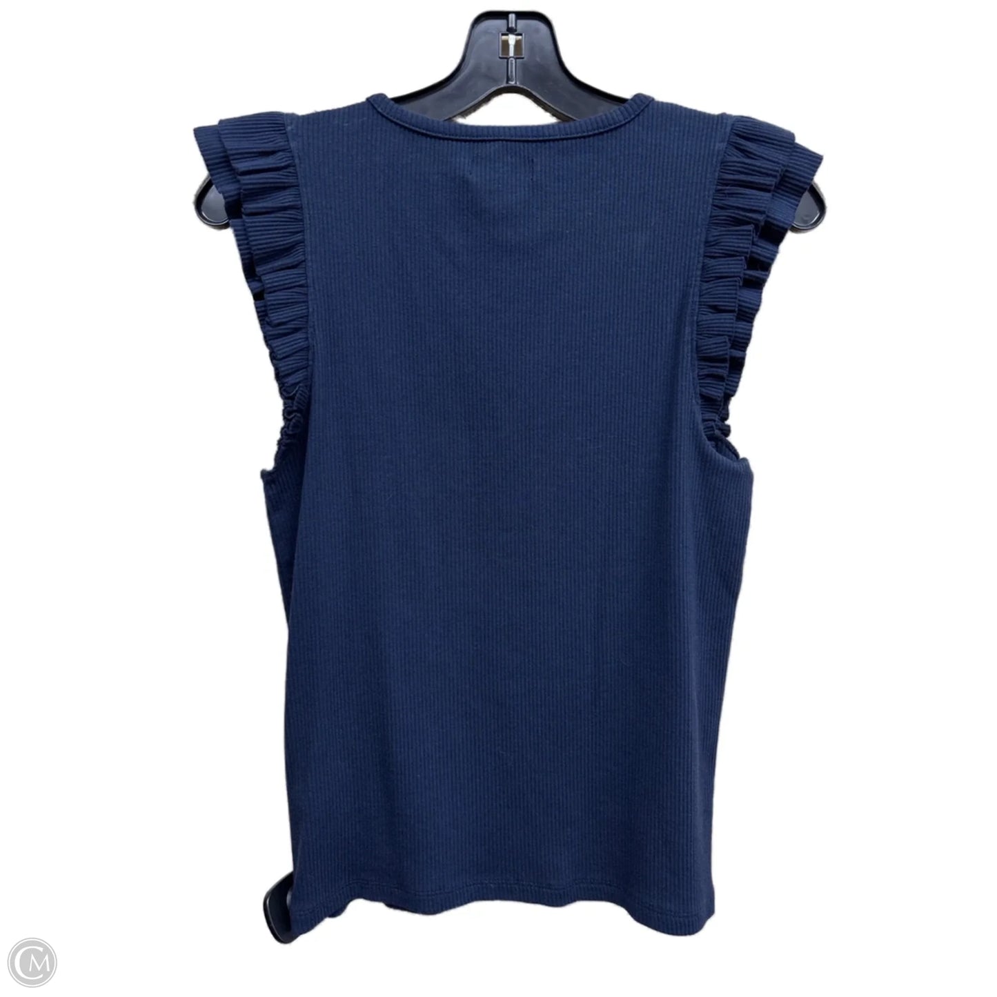 Top Sleeveless By J. Crew In Blue, Size: M