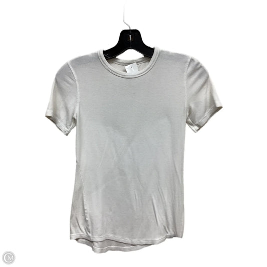 Top Short Sleeve By Clothes Mentor In White