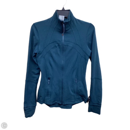 Athletic Jacket By Lululemon In Blue, Size: 6