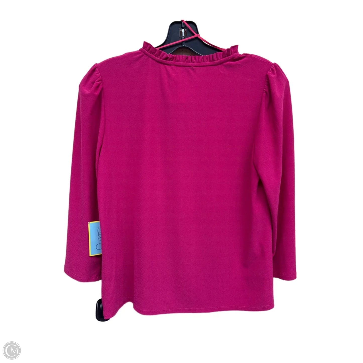 Top Long Sleeve By Cece In Pink, Size: S