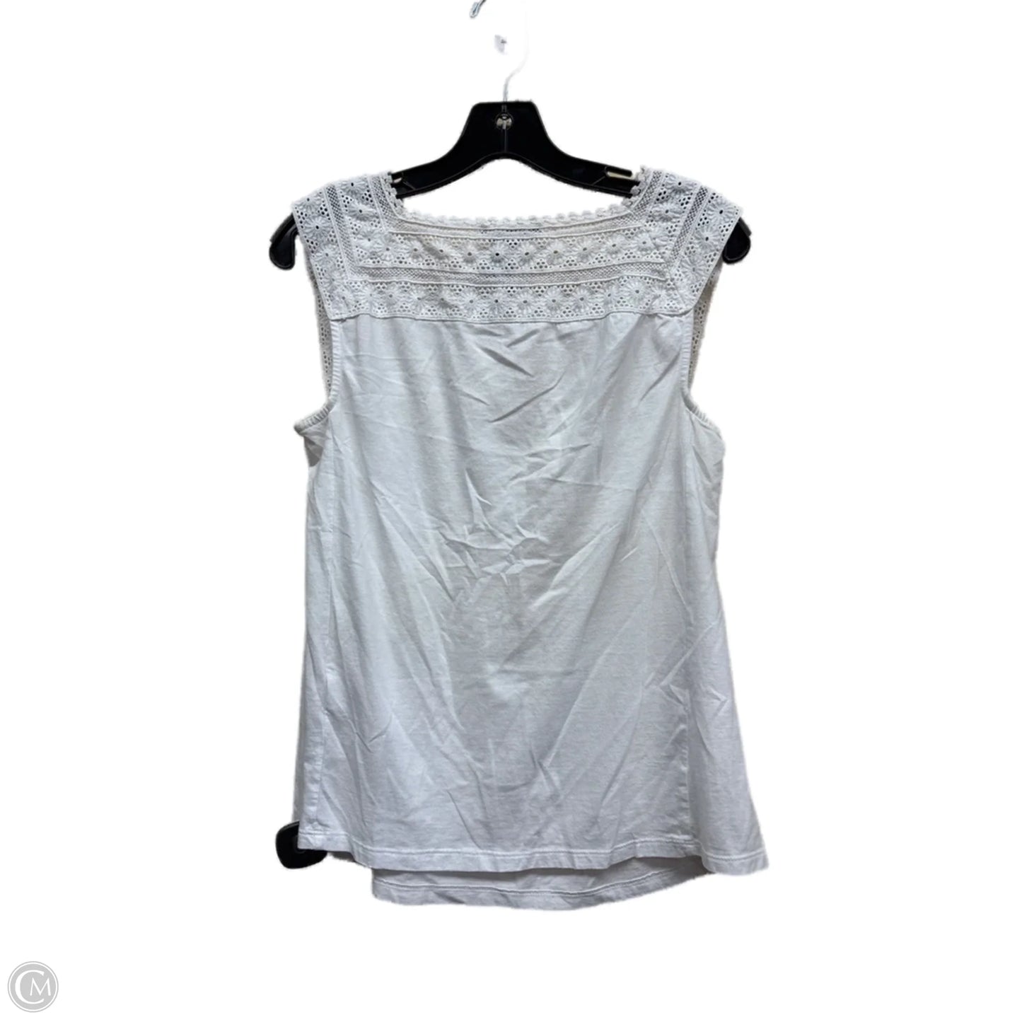 Top Sleeveless By Banana Republic In White, Size: Xs