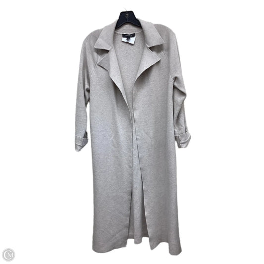 Sweater Cardigan By Ann Taylor In Tan, Size: Xs