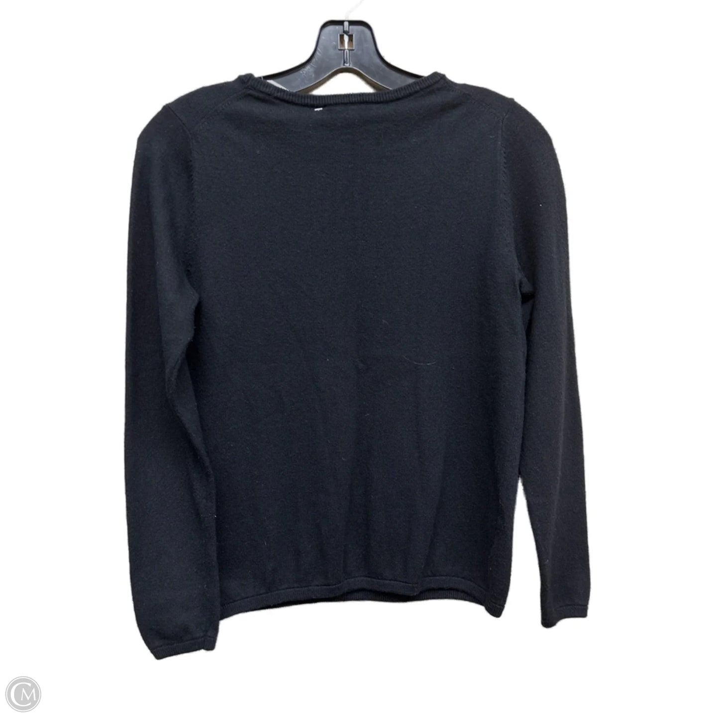 Top Long Sleeve By Ann Taylor In Black, Size: S