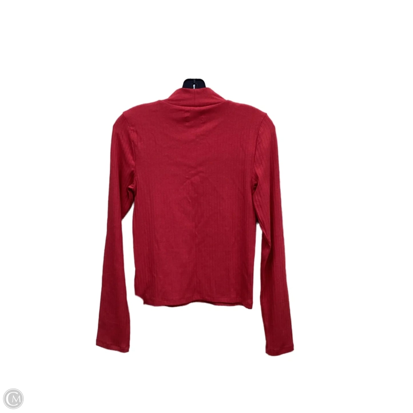 Top Long Sleeve By Gap In Red, Size: M