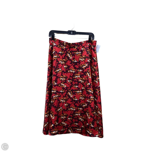 Skirt Maxi By Ann Taylor In Geometric Pattern, Size: 6