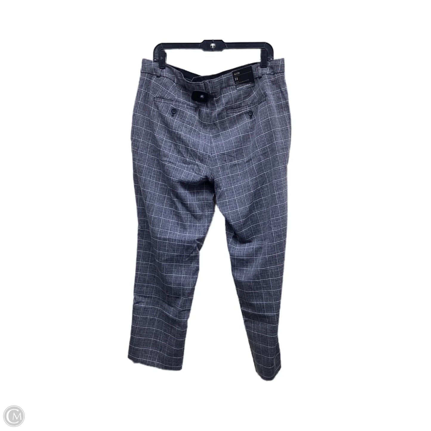 Pants Dress By Banana Republic In Plaid Pattern, Size: 14