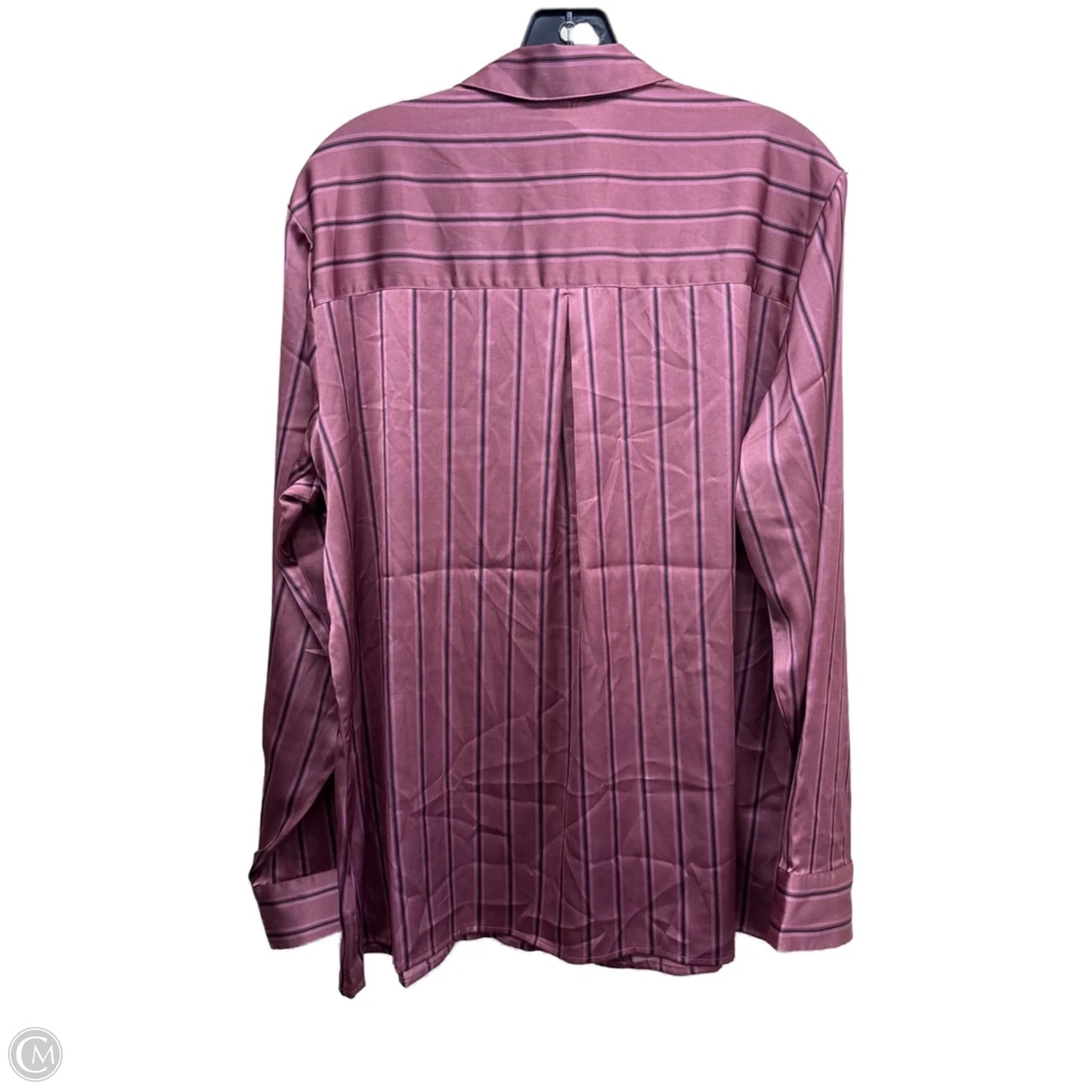 Top Long Sleeve By Express In Striped Pattern, Size: Xl