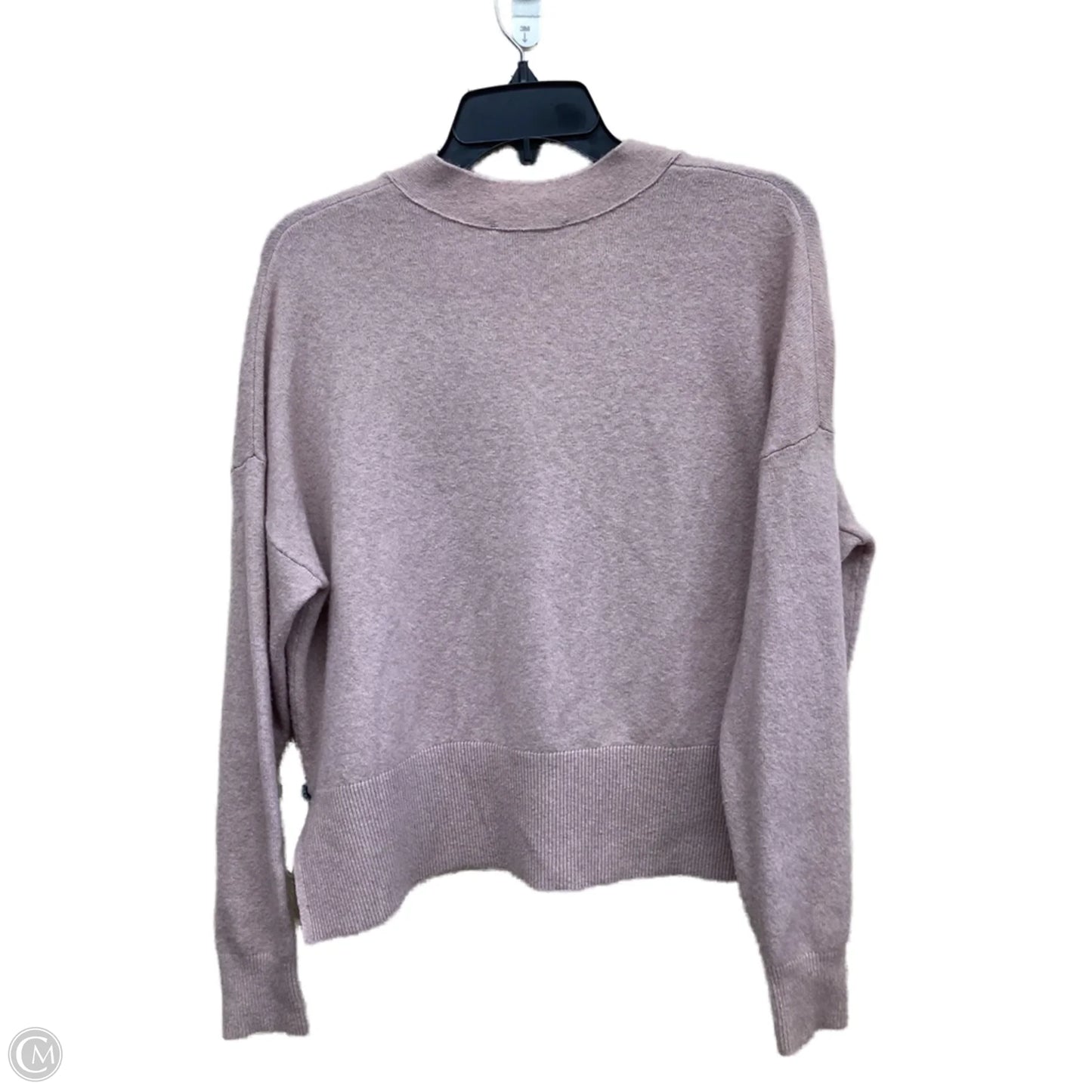 Sweater Cardigan By Ann Taylor In Pink, Size: S