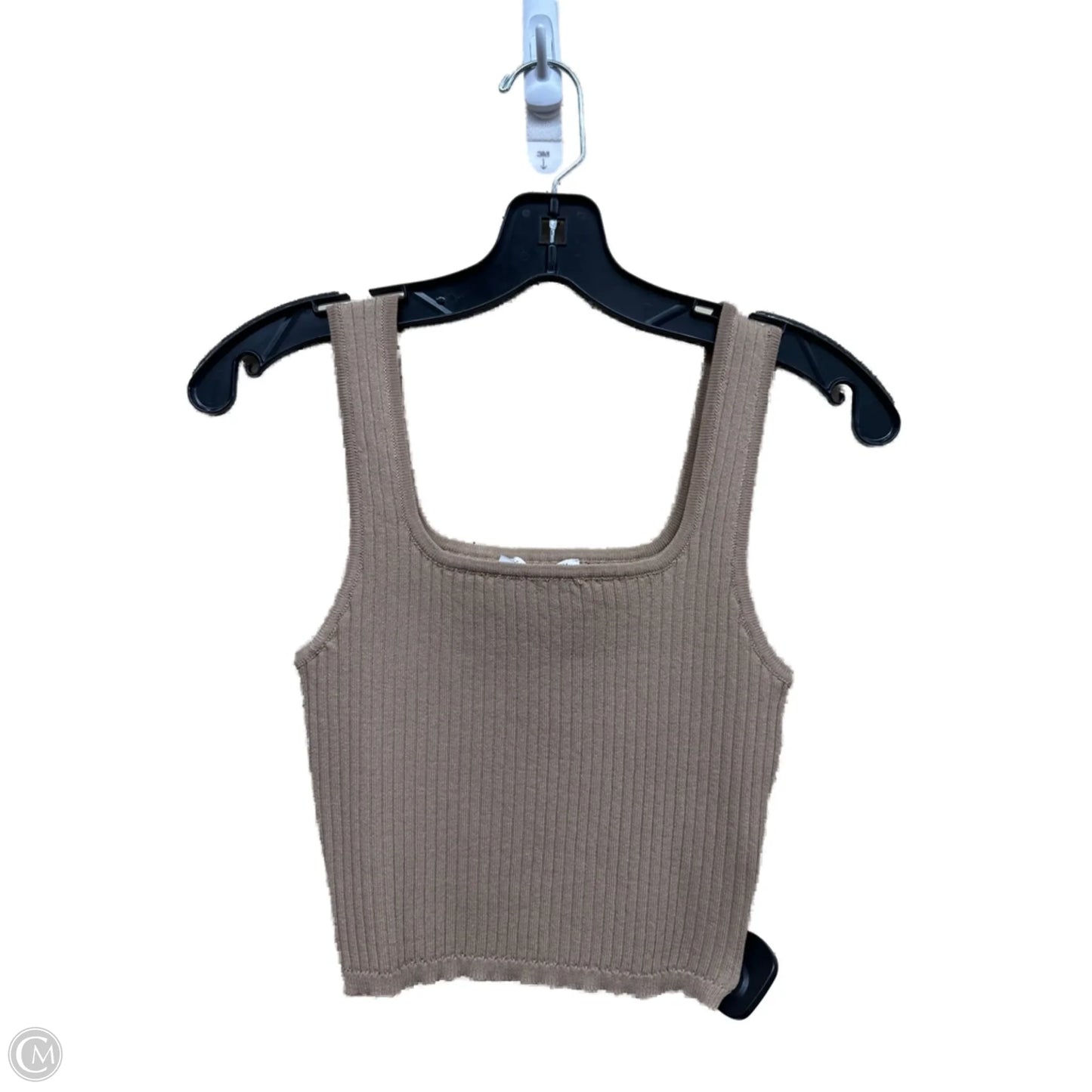 Top Sleeveless By Final Touch In Tan, Size: S