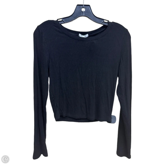 Top Long Sleeve By Bozzolo In Black, Size: L