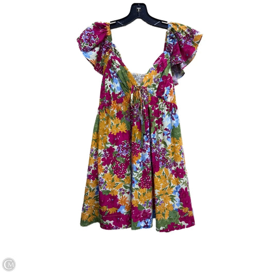 Dress Casual Short By Dress Forum In Floral Print, Size: S