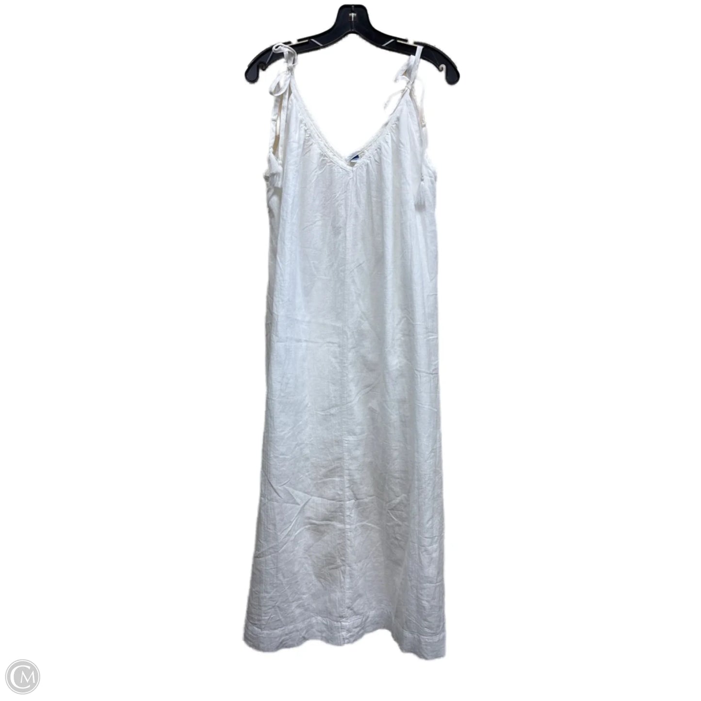 Dress Casual Maxi By Old Navy In White, Size: L