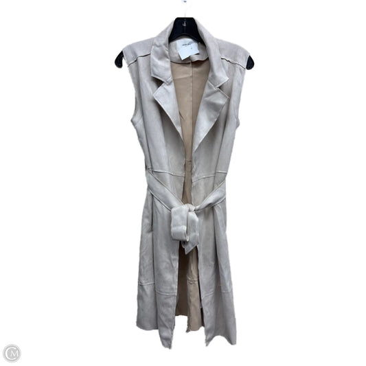 Vest Other By Clothes Mentor In Tan, Size: S