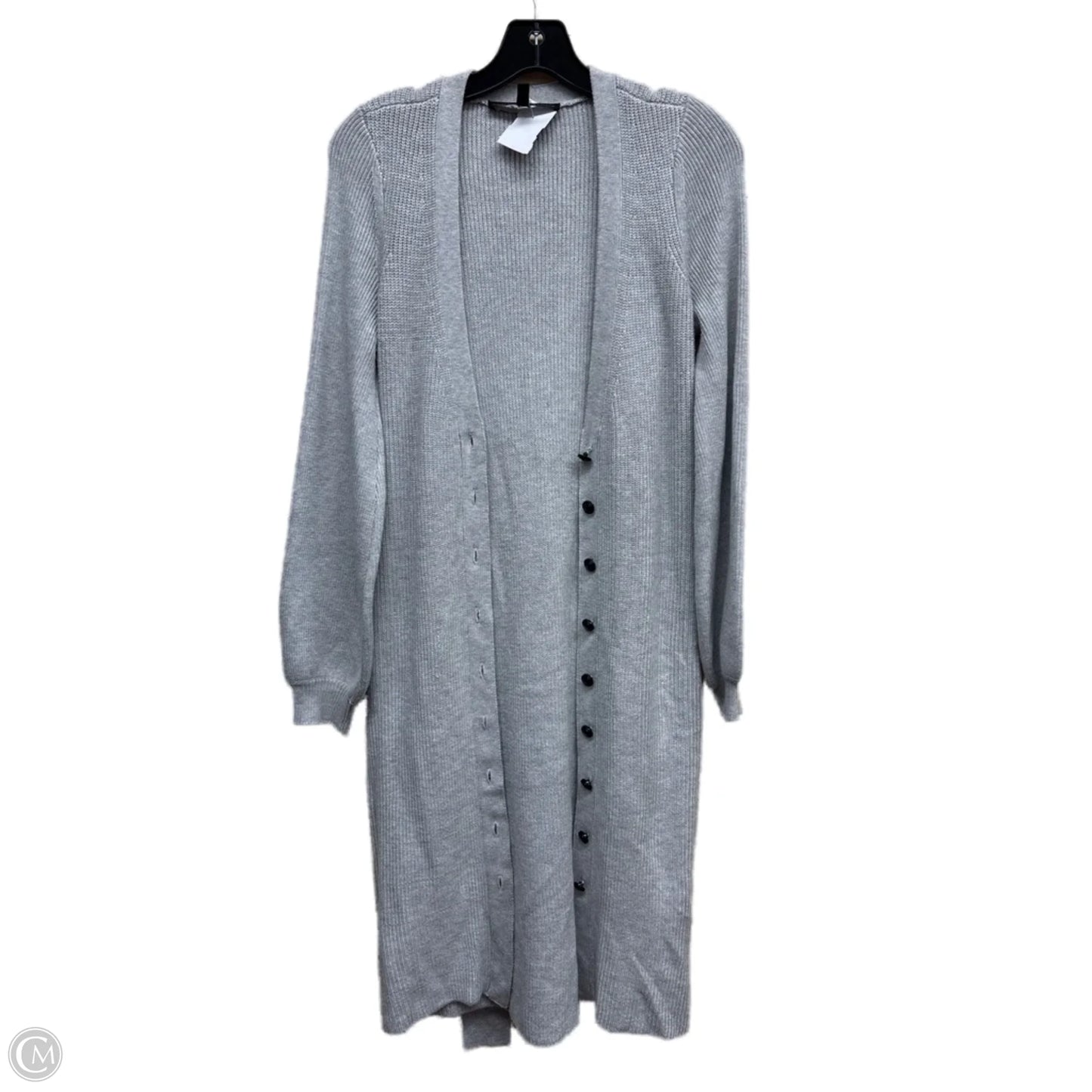 Sweater Cardigan By White House Black Market In Grey, Size: S