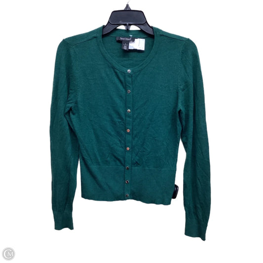 Sweater Cardigan By White House Black Market In Green, Size: S