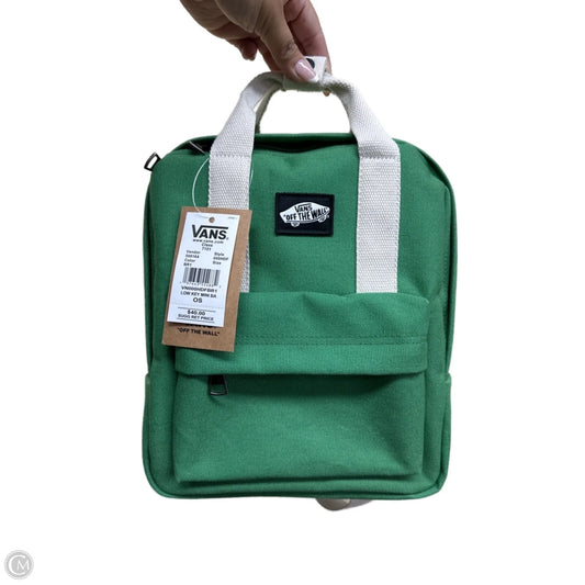 Backpack By Vans, Size: Small