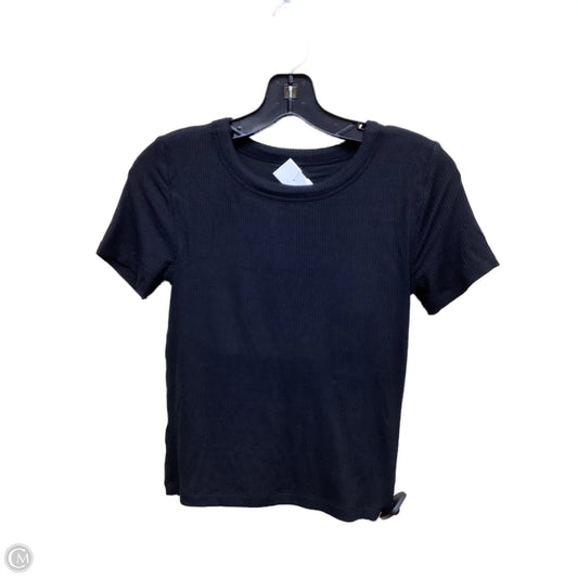 Top Short Sleeve By Lou And Grey In Black, Size: S