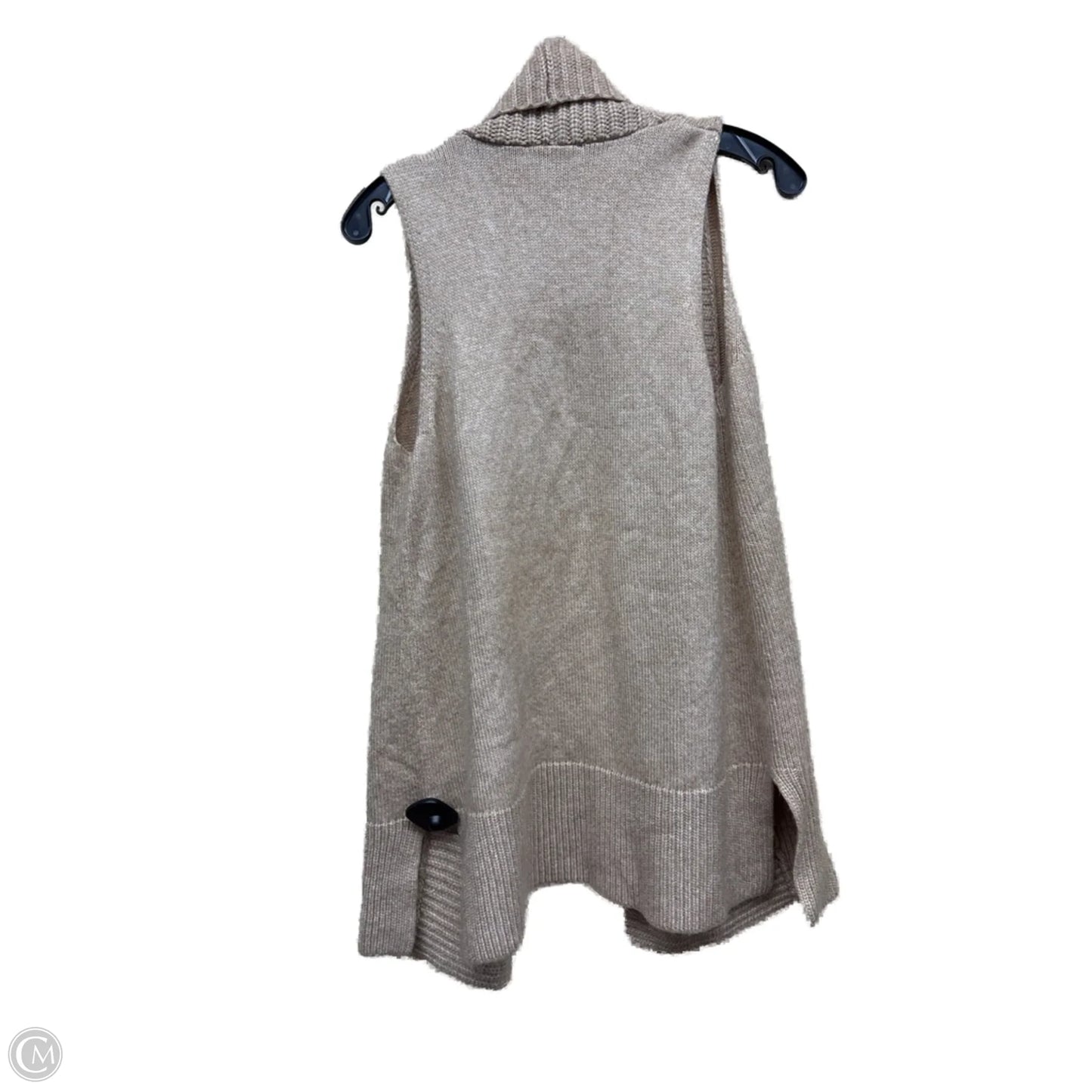 Vest Sweater By Ann Taylor In Brown, Size: S