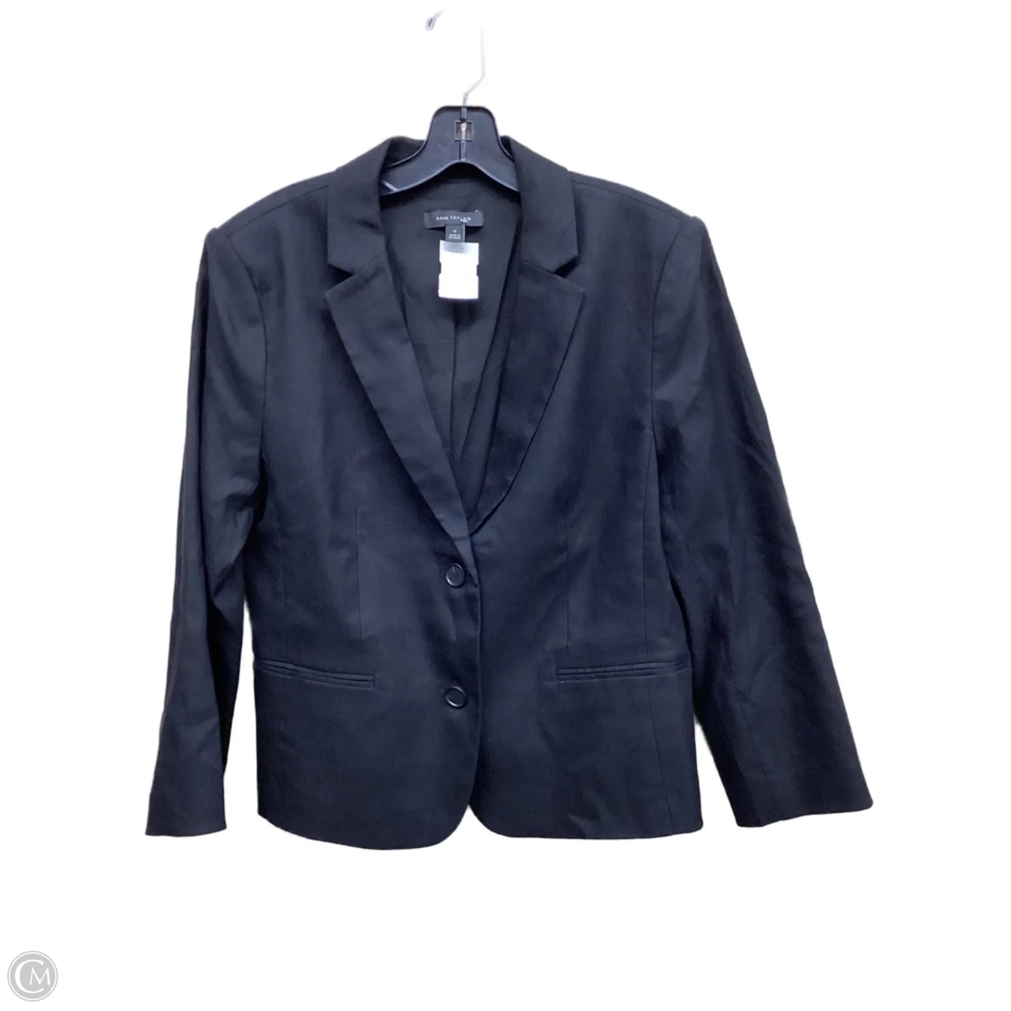 Blazer By Ann Taylor In Black, Size: L