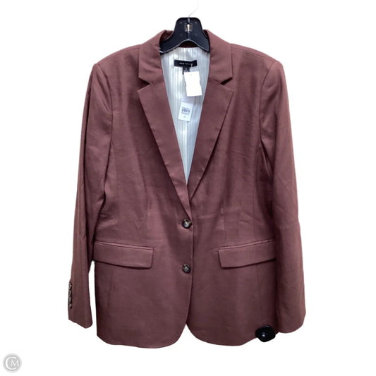 Blazer By Ann Taylor In Brown, Size: 10