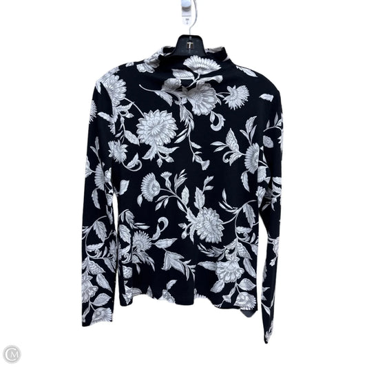 Top Long Sleeve By Ann Taylor In Floral Print, Size: M
