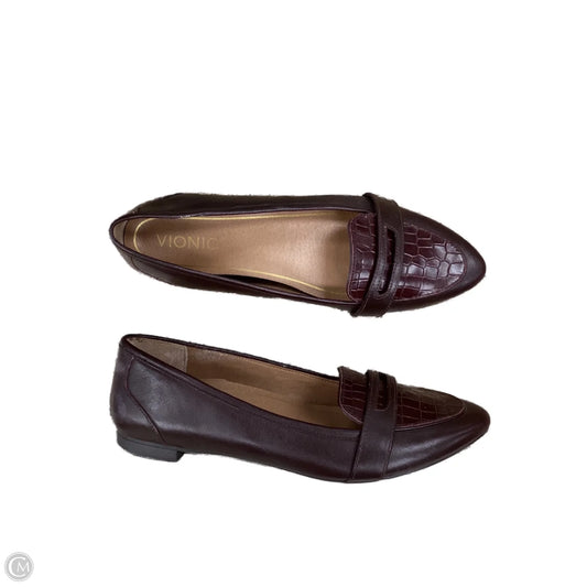 Shoes Flats By Vionic In Brown, Size: 8