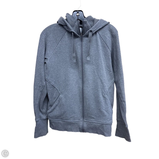 Athletic Sweatshirt Hoodie By Athleta In Grey, Size: Osfm