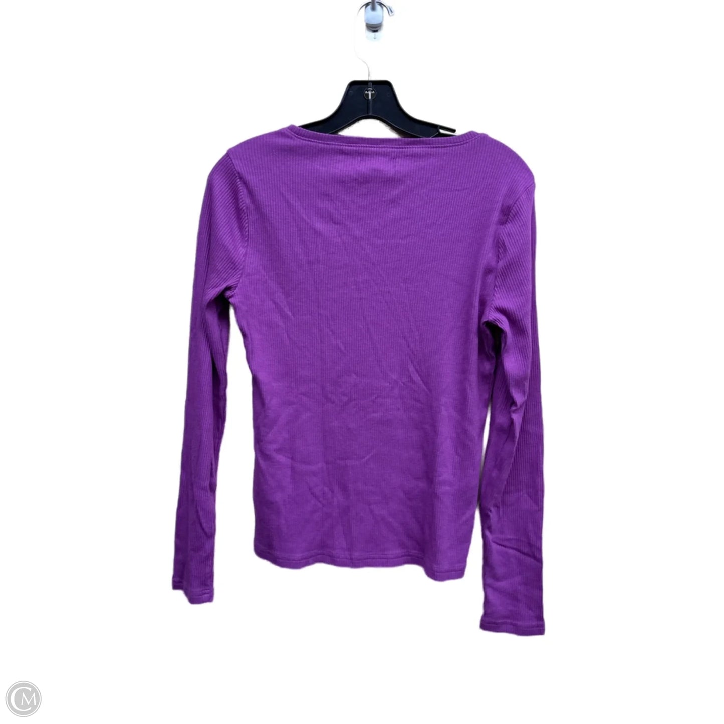 Top Long Sleeve By J. Crew In Purple, Size: M